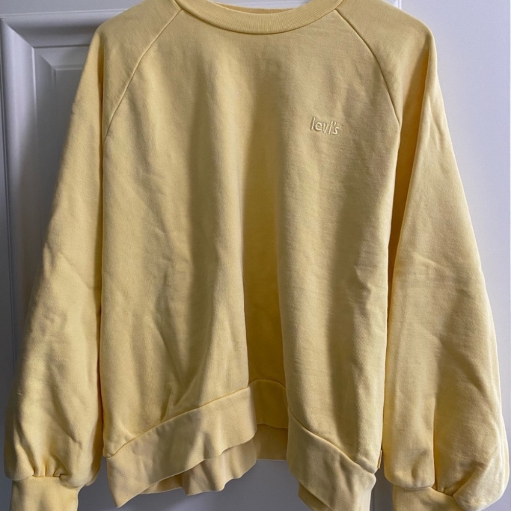 Levi's Yellow Crewneck Sweater